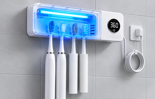 UV Toothbrush Sanitizer & Holder